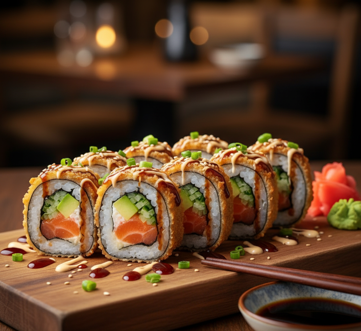 SUSHI FRIED ROLLS